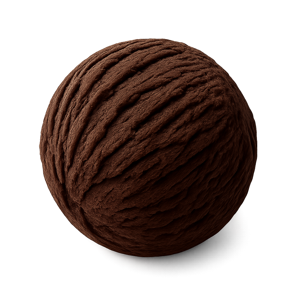 Dunkle Schokolade Eis